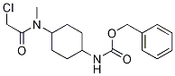 (1R,4R)-{4-[(2-Chloro-acetyl)-Methyl-aMino]-cyclohexyl}-carbaMic acid benzyl ester 结构式