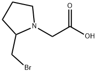 (2-BroMoMethyl-pyrrolidin-1-yl)-acetic acid 结构式