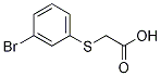 2-[(3-溴苯基)硫烷基]乙酸 结构式