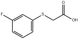 (3-氟-苯基硫基)-乙酸 结构式