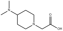 2-(4-(二甲氨基)哌啶-1-基)乙酸 结构式
