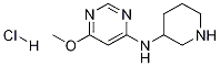 (6-甲氧基-嘧啶-4-基)-哌啶-3-基-AMINEHYDROCHLORIDE 结构式