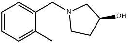 (S)-1-(2-甲基-苄基)-吡咯烷-3-醇 结构式