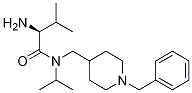 (S)-2-AMino-N-(1-benzyl-piperidin-4-ylMethyl)-N-isopropyl-3-Methyl-butyraMide 结构式