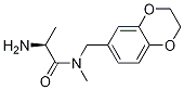 (S)-2-AMino-N-(2,3-dihydro-benzo[1,4]dioxin-6-ylMethyl)-N-Methyl-propionaMide 结构式