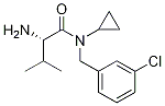 (S)-2-AMino-N-(3-chloro-benzyl)-N-cyclopropyl-3-Methyl-butyraMide 结构式