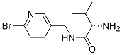 (S)-2-AMino-N-(6-broMo-pyridin-3-ylMethyl)-3-Methyl-butyraMide 结构式