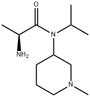 (S)-2-AMino-N-isopropyl-N-(1-Methyl-piperidin-3-yl)-propionaMide 结构式