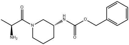 [(R)-1-((S)-2-AMino-propionyl)-piperidin-3-yl]-carbaMic acid benzyl ester 结构式