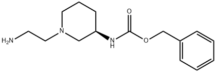 [(R)-1-(2-AMino-ethyl)-piperidin-3-yl]-carbaMic acid benzyl ester 结构式