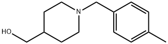 1-(4-甲基-苄基)-哌啶-4-基]-甲醇 结构式