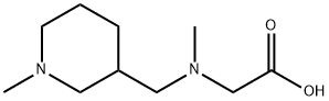 [Methyl-(1-Methyl-piperidin-3-ylMethyl)-aMino]-acetic acid 结构式