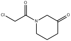 1-(2-Chloro-acetyl)-piperidin-3-one 结构式