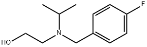2-[(4-Fluoro-benzyl)-isopropyl-aMino]-ethanol 结构式