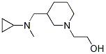 2-{3-[(Cyclopropyl-Methyl-aMino)-Methyl]-piperidin-1-yl}-ethanol 结构式