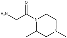 2-AMino-1-(2,4-diMethyl-piperazin-1-yl)-ethanone 结构式