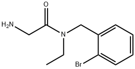 2-AMino-N-(2-broMo-benzyl)-N-ethyl-acetaMide 结构式