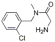 2-AMino-N-(2-chloro-benzyl)-N-Methyl-acetaMide 结构式