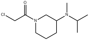 2-Chloro-1-[3-(isopropyl-Methyl-aMino)-piperidin-1-yl]-ethanone 结构式