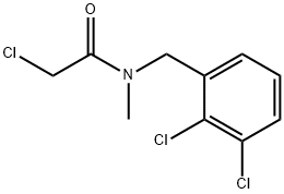 2-氯-N-(2,3-二氯苄基)-N-甲基乙酰胺 结构式