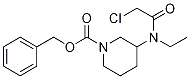 3-[(2-Chloro-acetyl)-ethyl-aMino]-piperidine-1-carboxylic acid benzyl ester 结构式