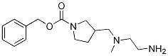 3-{[(2-AMino-ethyl)-Methyl-aMino]-Methyl}-pyrrolidine-1-carboxylic acid benzyl ester 结构式