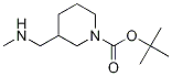 3-MethylaMinoMethyl-piperidine-1-carboxylic acid tert-butyl ester 结构式