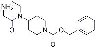 4-[(2-AMino-acetyl)-ethyl-aMino]-piperidine-1-carboxylic acid benzyl ester 结构式