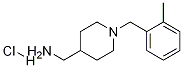 C-[1-(2-甲基-苄基)-哌啶-4-基]甲胺盐酸盐 结构式