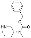 Ethyl-(R)-piperidin-3-yl-carbaMic acid benzyl ester 结构式