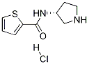 噻吩-2-羧酸(R)-吡咯烷-3-基酰胺盐酸盐 结构式