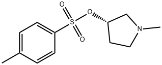 Toluene-4-sulfonic acid (S)-1-Methyl-pyrrolidin-3-yl ester 结构式