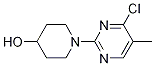 1-(4-氯-5-甲基-嘧啶-2-基)-哌啶-4-醇 结构式
