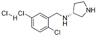 (2,5-二氯-苄基)-(R)-吡咯烷-3-基-胺盐酸盐 结构式