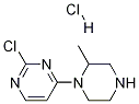 2-Chloro-4-(2-methyl-piperazin-1-yl)-pyrimidine hydrochloride 结构式