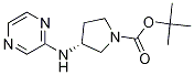 (R)-3-(吡嗪-2-基氨基)-吡咯烷-1-羧酸叔丁基酯 结构式