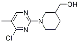 [1-(4-氯-5-甲基-嘧啶-2-基)-哌啶-3-基]-甲醇 结构式