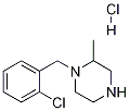 1-(2-Chloro-benzyl)-2-methyl-piperazine hydrochloride 结构式