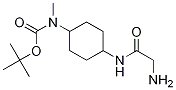 (1R,4R)- [4-(2-AMino-acetylaMino)-cyclohexyl]-Methyl-carbaMic acid tert-butyl ester 结构式