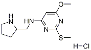 (6-甲氧基-2-甲基硫基-嘧啶-4-基)-吡咯烷-2-基甲基-胺盐酸盐 结构式