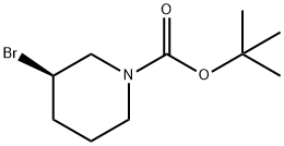 (R)-3-溴-哌啶-1-羧酸叔丁酯 结构式