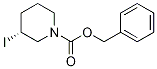 (R)-3-Iodo-piperidine-1-carboxylic acid benzyl ester 结构式