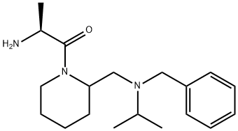 (S)-2-AMino-1-{2-[(benzyl-isopropyl-aMino)-Methyl]-piperidin-1-yl}-propan-1-one 结构式