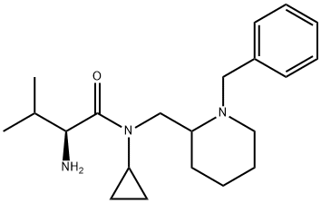 (S)-2-AMino-N-(1-benzyl-piperidin-2-ylMethyl)-N-cyclopropyl-3-Methyl-butyraMide 结构式