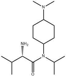 (S)-2-AMino-N-(4-diMethylaMino-cyclohexyl)-N-isopropyl-3-Methyl-butyraMide 结构式