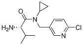 (S)-2-AMino-N-(6-chloro-pyridin-3-ylMethyl)-N-cyclopropyl-3-Methyl-butyraMide 结构式