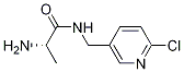 (S)-2-AMino-N-(6-chloro-pyridin-3-ylMethyl)-propionaMide 结构式