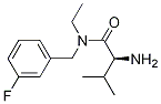 (S)-2-AMino-N-ethyl-N-(3-fluoro-benzyl)-3-Methyl-butyraMide 结构式