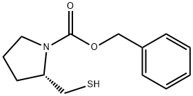 (S)-2-MercaptoMethyl-pyrrolidine-1-carboxylic acid benzyl ester 结构式