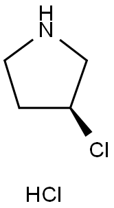 (S)-3-氯-吡咯烷盐酸盐 结构式